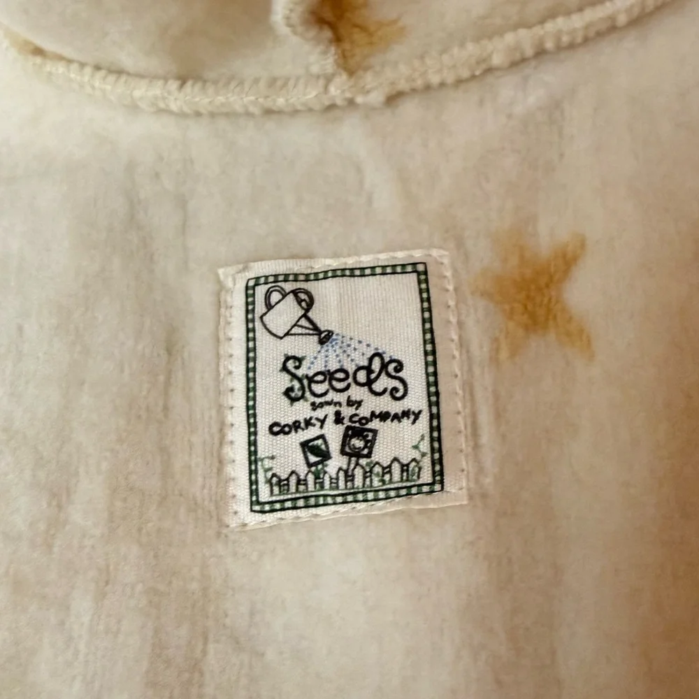 NWT SEEDS by CORKY & COMPANY Zoo Crew Hooded Snap Front Jacket